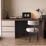 Reversible Corner Writing Table with Drawers - Image 7
