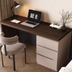 Reversible Corner Writing Table with Drawers - Image 6