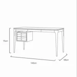Nova Wood Office Desk - Image 6