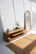 Jordin 3 Shelves Wooden TV Unit - Image 4