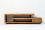 Jordin 3 Shelves Wooden TV Unit - Image 3